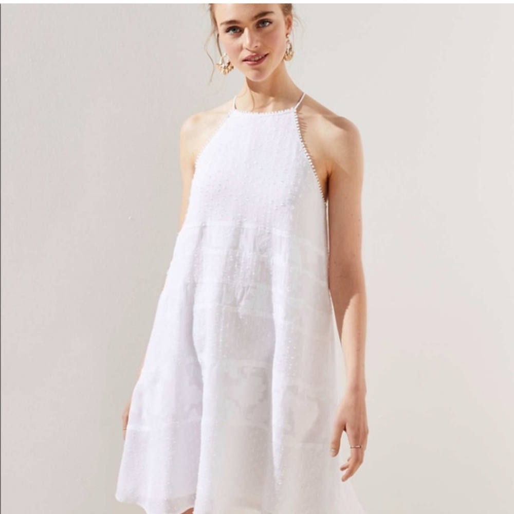 Loft NWTS XSP Haulter Lace Swing Dress